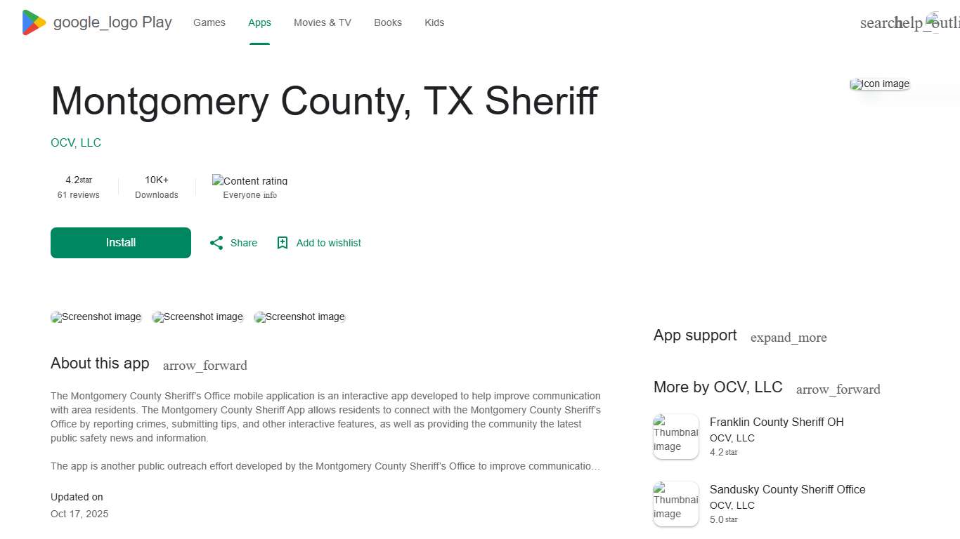 Montgomery County, TX Sheriff - Apps on Google Play